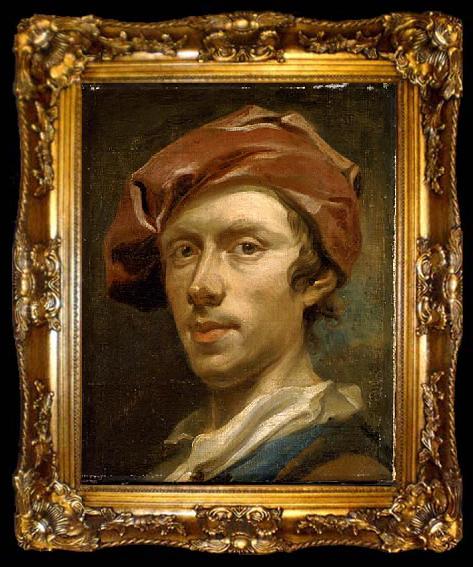 framed  Olof Arenius Self portrait, ta009-2